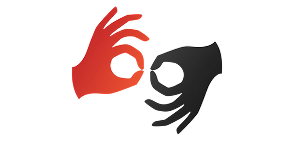 ikona tłumacza migowego (ikona dłoni/rączek) - przejdź do strony tlumacz.migam.org/pgnig aby połączyć się z tłumaczem polskiego języka migowego