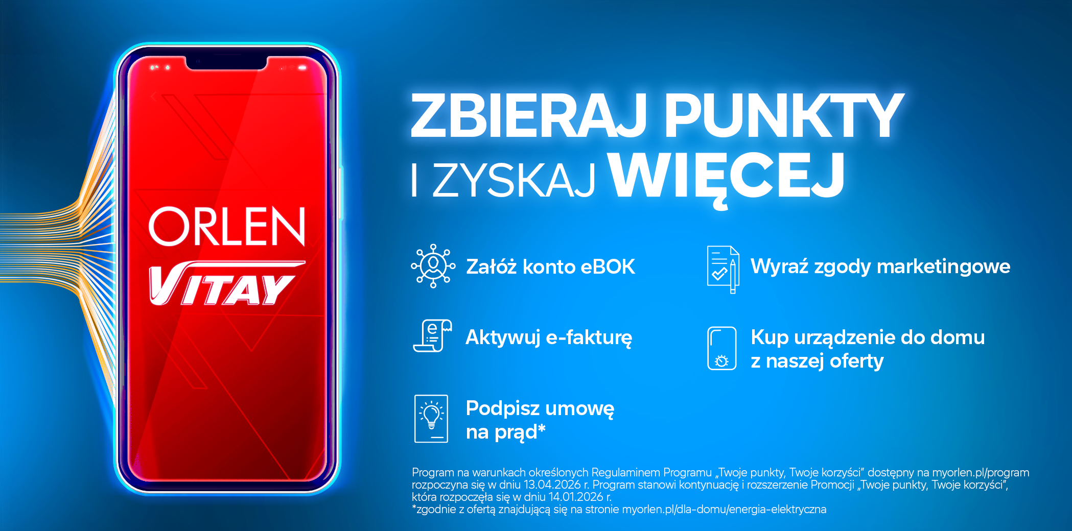 Obrazek przedstawia grafikę z PGNiG Grupa ORLEN - ZBIERAJ PUNKTY I ODBIERAJ NAGRODY